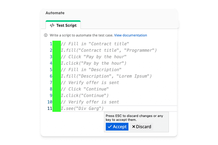 Use TAMI to create automated tests