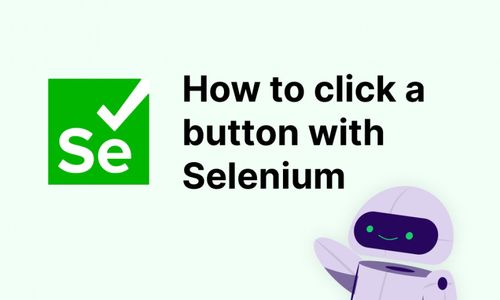 How to click a button with Selenium