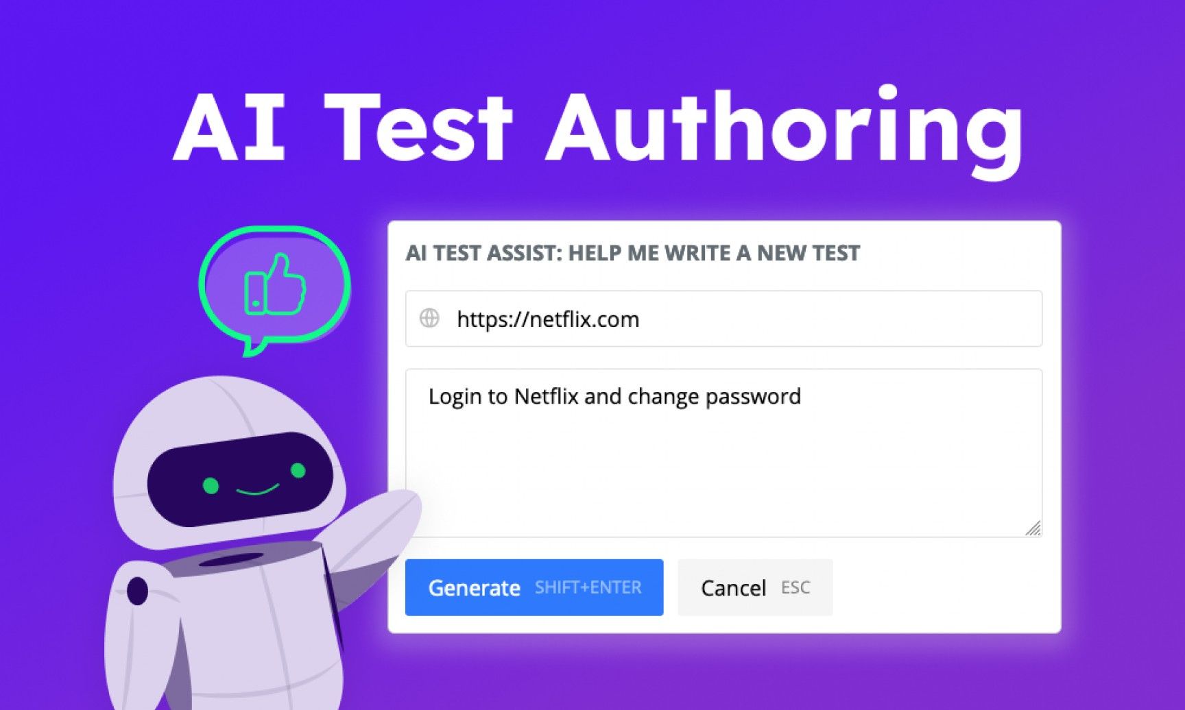 What's new: 🤖 AI Test Authoring